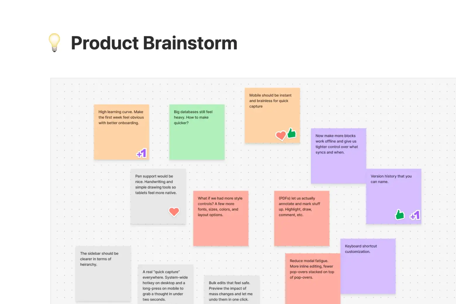 Notion docs