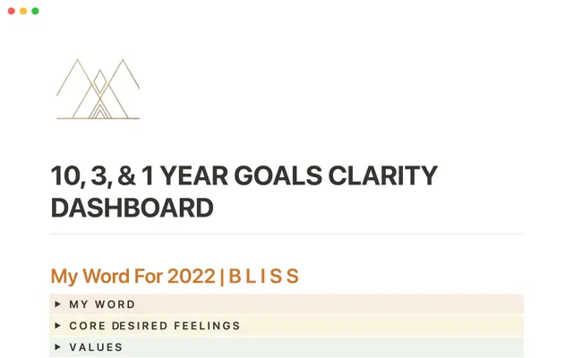 Get clarity on your goals